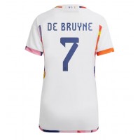 Zenski Nogometni Dres Belgija Kevin De Bruyne #7 Gostujuci SP 2022 Kratak Rukav